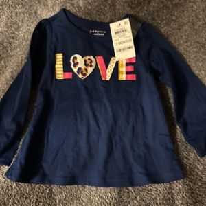 Infant girls long sleeved shirt